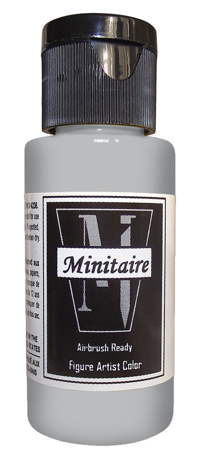 Badger D6-164 Gun Alloy Minitaire Acrylic Airbrush Paint - 1 oz. Bottle