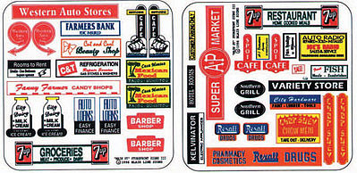 Blair Line 258 O Main Street Storefront Signs #3