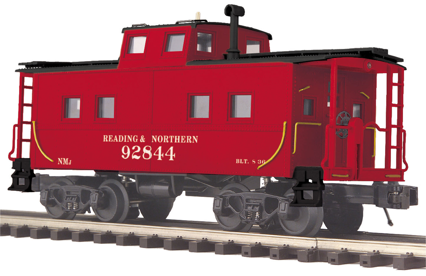 MTH 20-91575 O Reading & Northern Steel Caboose (Center Cupola) #92844