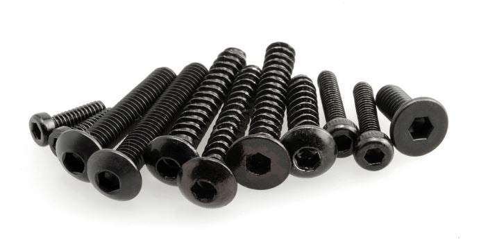 Axial AXA471 Hex Socket Tapping Flat Head - M3x30mm (Black) (10)