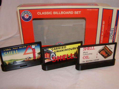 Lionel 6-83247 O Gauge Shell Billboard Pack