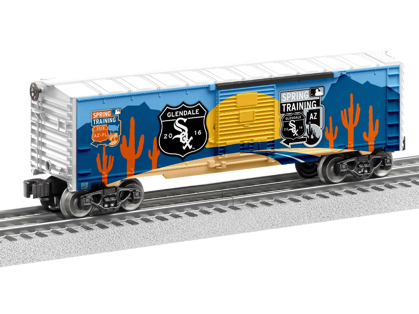 Lionel 6-83772 O USA MLB Chicago White Sox Spring Training Boxcar