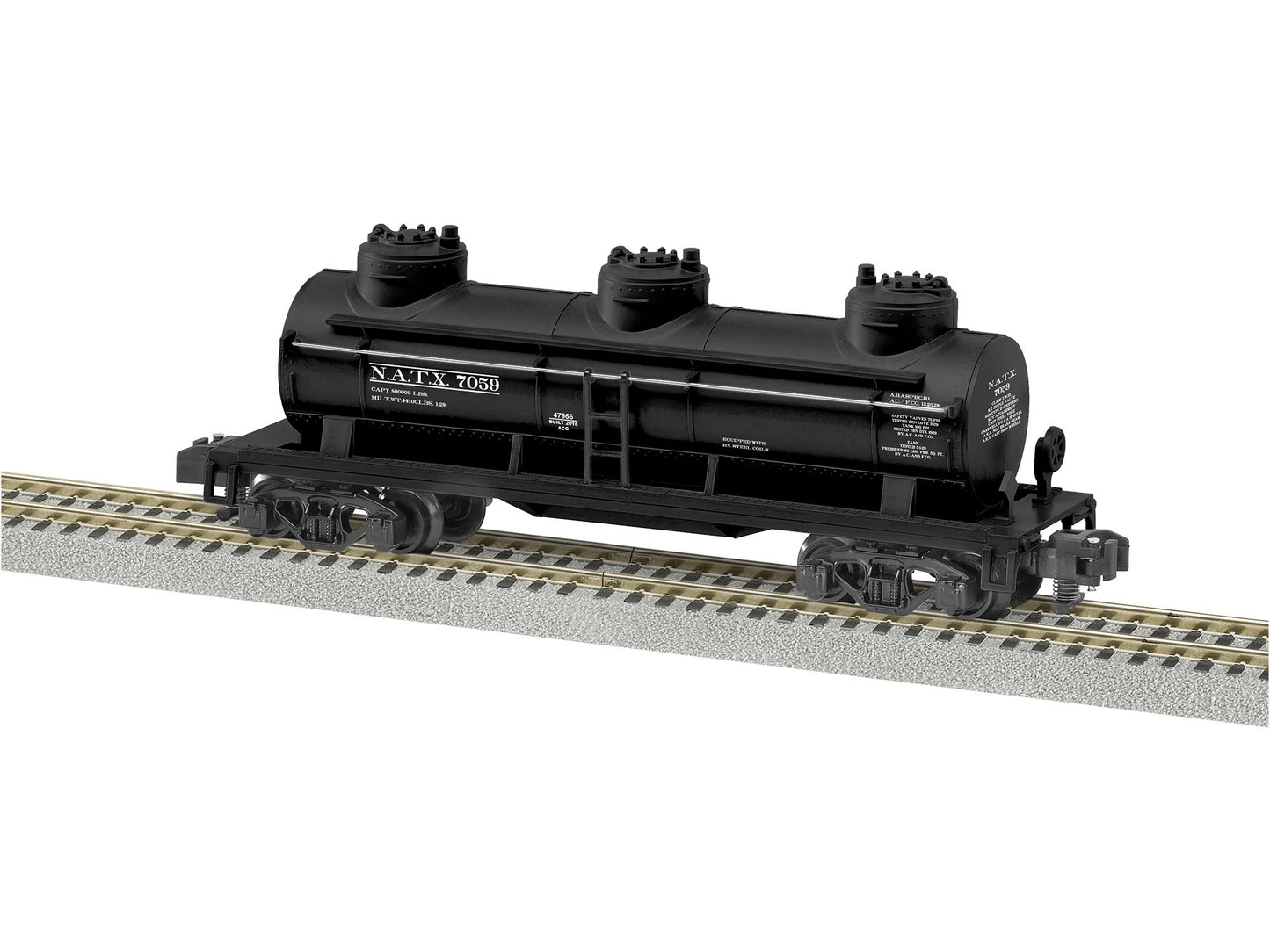 American Flyer 6-47966 S N.A.T.X. 3-Dome Tank Car