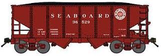 Bluford Shops 60243 N SAL USRA 30' 6" 2-Bay Hopper with Load (Set of 3)