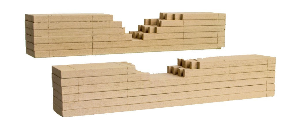 Micro-Trains 49943922 N Flat Lumber Load (Pack of 2)