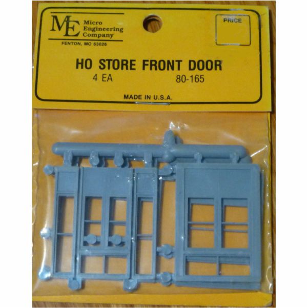 Micro Engineering 80-165 HO Store Front Doors (Pack of 4)