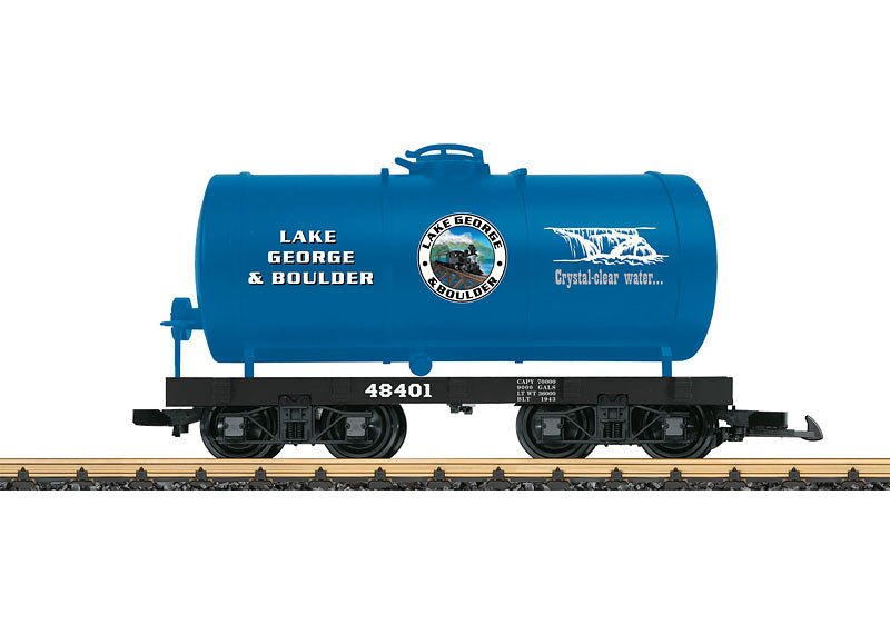LGB 48401 G Lake George & Boulder Tank Car- Plastic Wheels