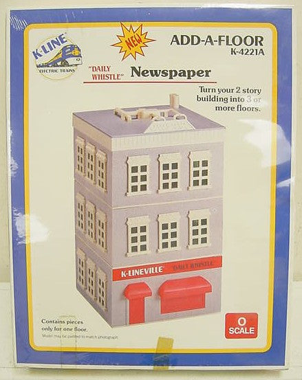 K-Line K4221A K-Line 4221A Newspaper Add-A Floor Building Kit
