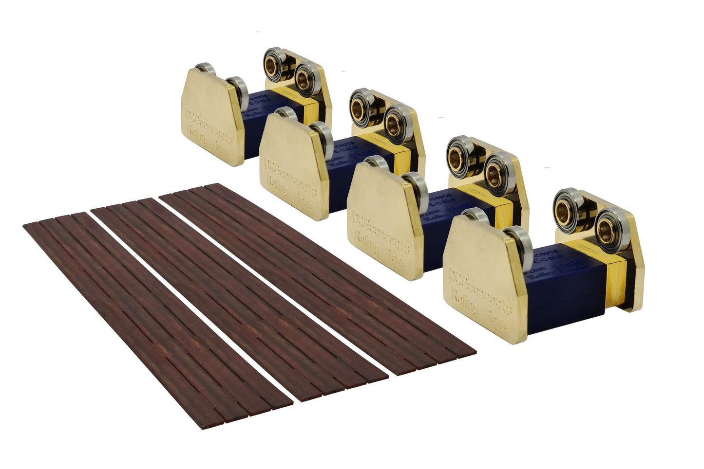 DCC Concepts DCMRRO.4 O Rolling Road Premium 4-Axle (Pack of 4)