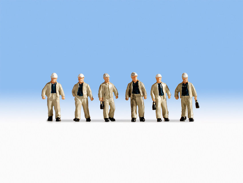 Noch 15042 HO Miners Figures (Set of 6)