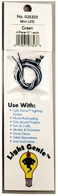 MRC 025323 Green Light Genie LED with 12" Leads (Pack of 4)