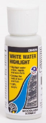 Woodland Scenics CW4529 White Water Highlight - 2 fl.oz Bottle