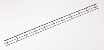 Plastruct 90474 Live Steam O Scale 2-1/4" x 24" x 1-11/32" ABS Hand Rail