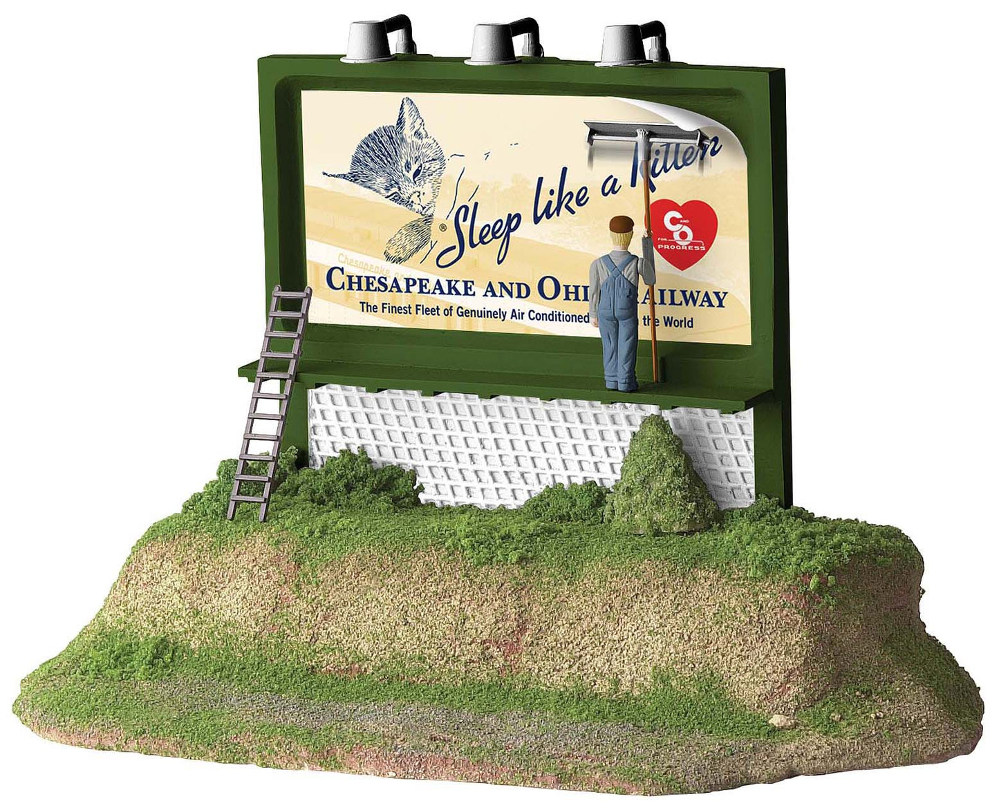 Lionel 6-22190 O Chesapeake & Ohio Cat Animated Billboard