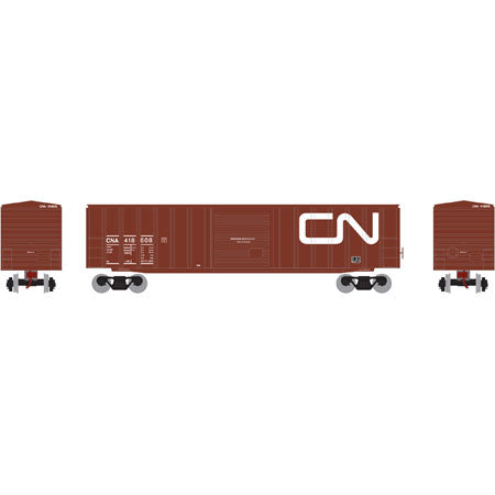 Roundhouse 14820 HO Canadian National 50' ACF Outside Post Box Car #418608