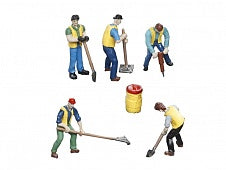 Lionel 6-83171 O MOW Workers and Barrel Figures (Set of 5)