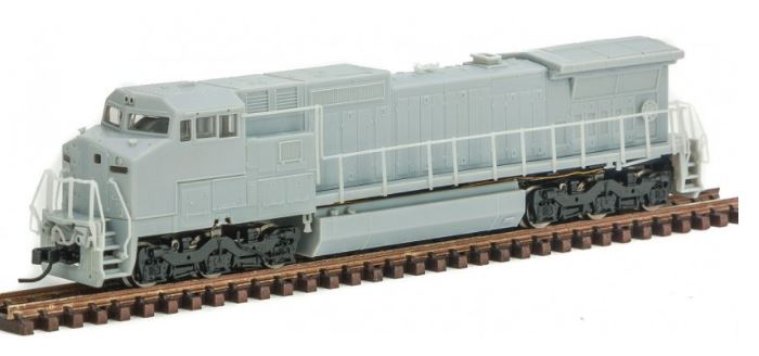 Atlas 40002687 N Undecorated GE Dash 8-40CW Diesel Engine (Conrail Style)