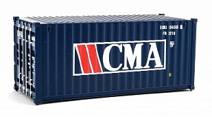 Walthers 949-8062 HO Assembled CMA 20' Corrugated Container