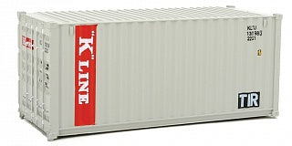 Walthers 949-8065 HO Assembled K-Line 20' Corrugated Container
