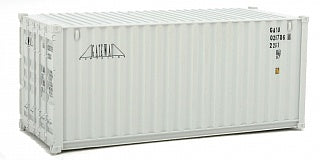 Walthers 949-8063 HO Gray Assembled Gateway 20' Corrugated Container