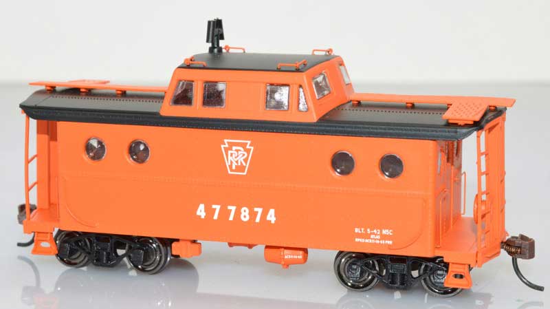 Bowser 41435 HO Pennsylvania Railroad N5c Caboose, Orange #477911