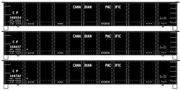 Accurail 37634 HO Canadian Pacific 41' Steel Gondola (Pack of 3)