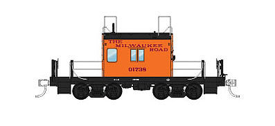 Fox Valley Models 31160 HO Milwaukee Road Transfer Caboose Freight Car #01744