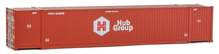 Walthers 949-8521 HO Hub Group 53' Singamas Corrugated-Side Container