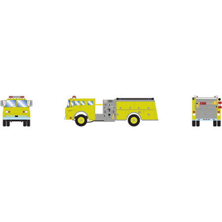 Athearn 10278 N Safety Green RTR Ford C Fire Truck