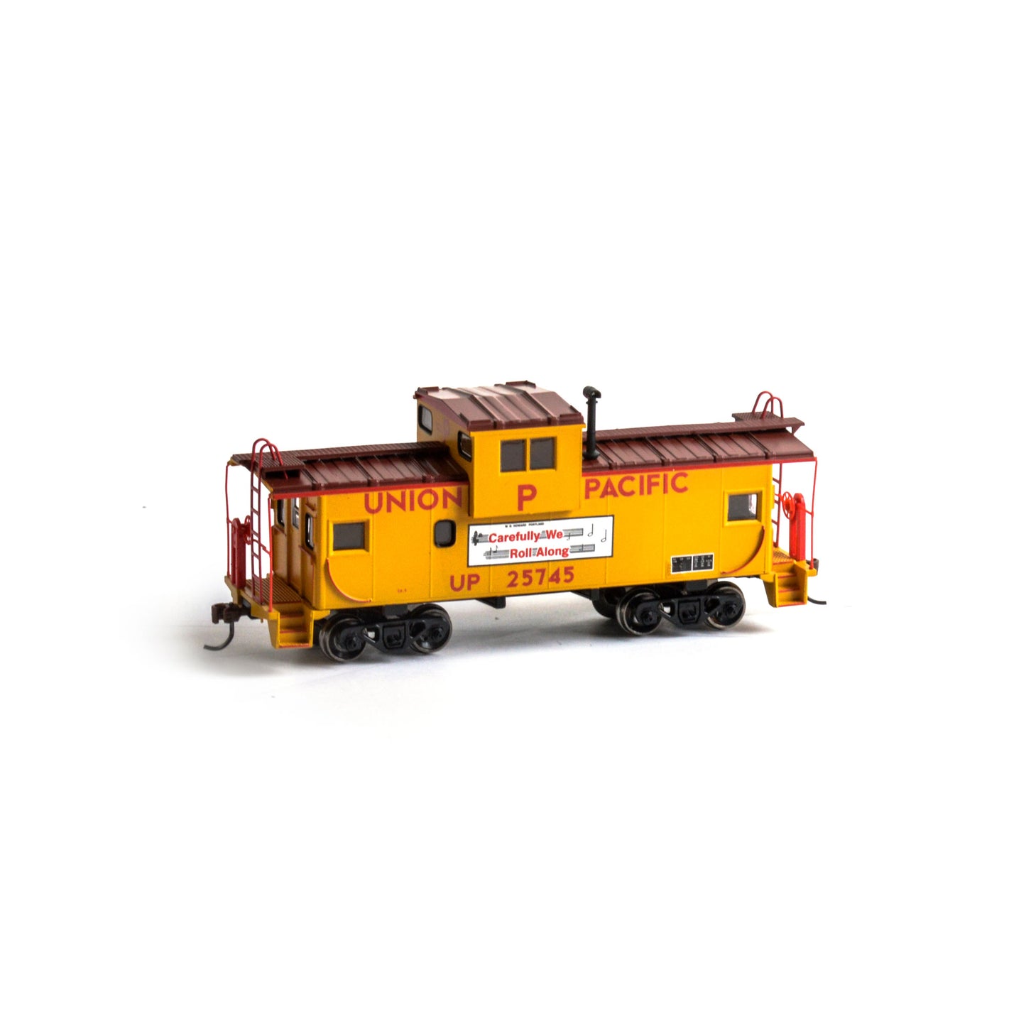 Roundhouse 87934 HO Union Pacific Wide Vision Caboose Car #25745