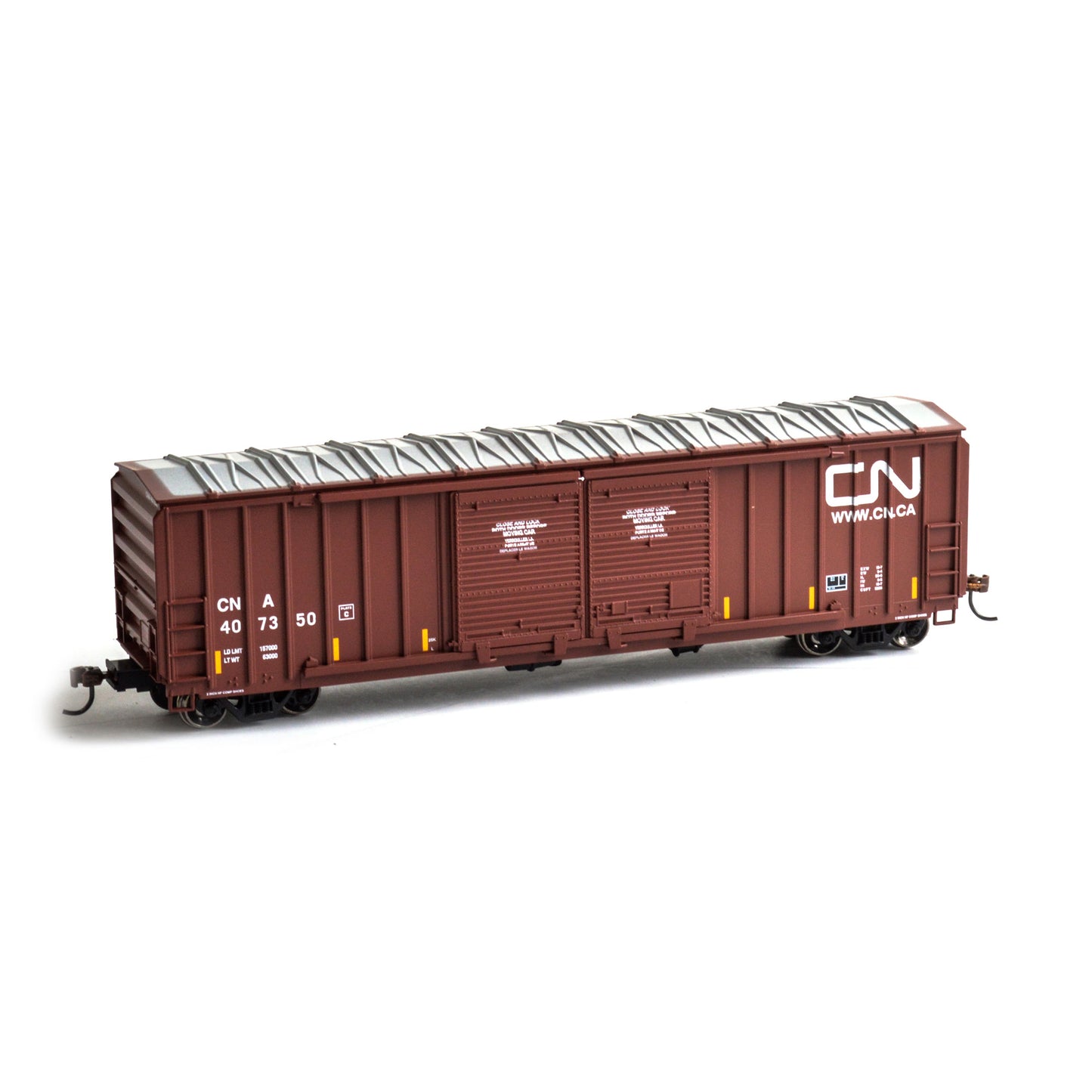 Roundhouse 97914 HO Canadian National 50' FMC 5283 Double Door Box Car #407350