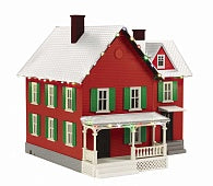 MTH 30-90522 O Scale Farm House w/Operating Christmas Lights