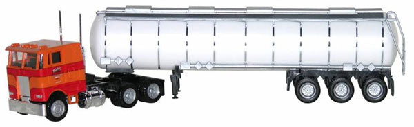 HWP 006511 1:87 Peterbilt COE 3-Axle Bulk Tank Trailer