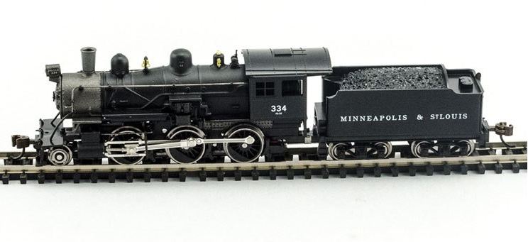 Model Power 876051 N Minneapolis & St. Louis 2-6-0 Mogul Steam Loco w/Snd & DCC