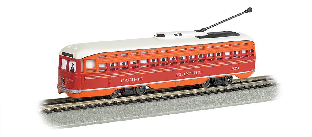 Bachmann 60502 HO Pacific Electric PCC Streetcar with DCC Sound Value