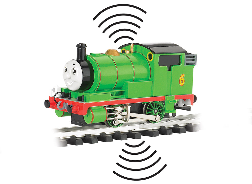 Bachmann 91422 G Thomas & Friends Percy Steam Engine w/Sound & DCC (Green, Red)