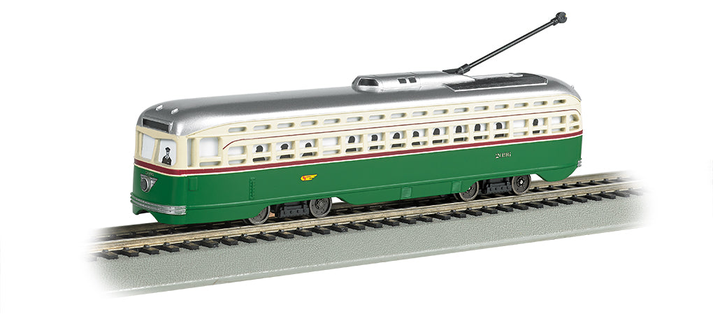 Bachmann 60503 HO Philadelphia Transit Co. PCC Streetcar with DCC Sound Value