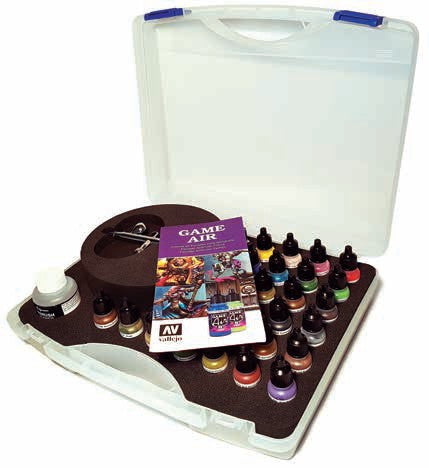 Vallejo Paint 72871 Basic Game Air Paints,Thinner, Cleaner & Airbrush