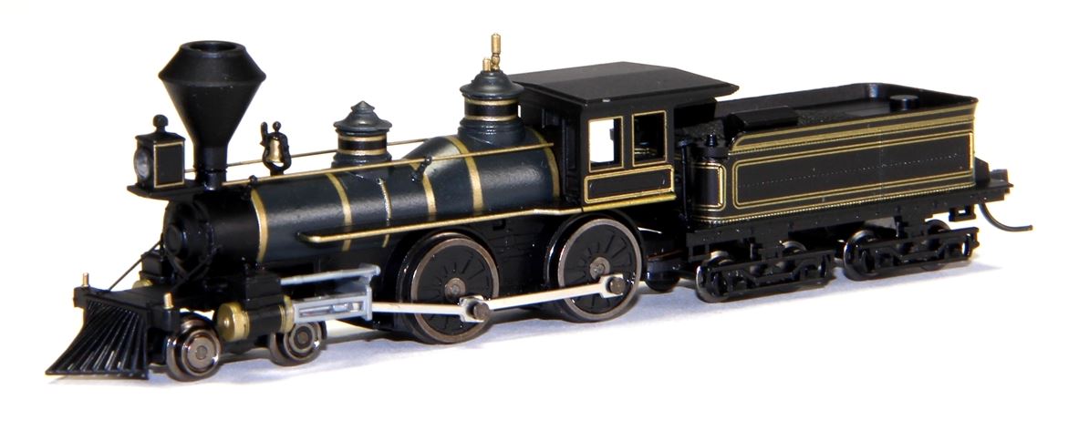Atlas 40000465 N Painted/Unlettered 4-4-0 American Steam Engine - Standard DC
