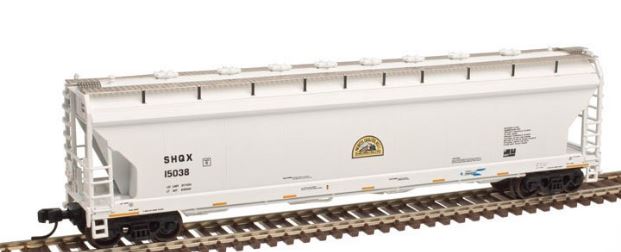 Atlas 50002714 N North Dakota Mill Pressureaide Centerflow Hopper Car #15038