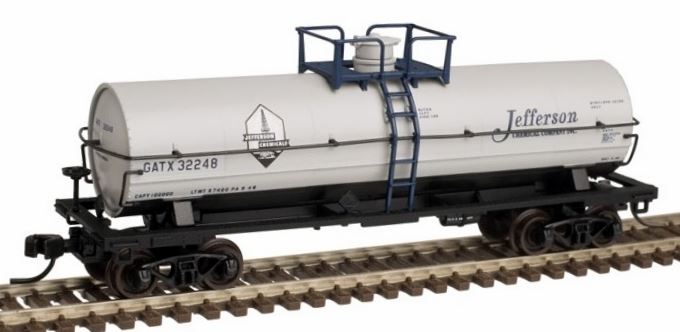Atlas 50002642 N Jefferson Chemical 11,000-Gallon Tank Car with Platform #32248