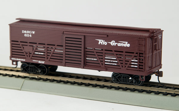 Con-Cor 52031 HO Denver & Rio Grande Western 1880’s- 1930’s Cattle Cars #1
