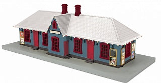 MTH 30-90525 O North Pole Country Passenger Station w/Operating Christmas Lights