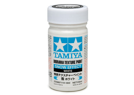 Tamiya 87119 White Snow Effect Diorama Texture Paint - 100 ml Bottle