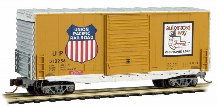 Micro Trains 10100040 N Union Pacific 40'' Single Door Hi-Cube Boxcar #518256