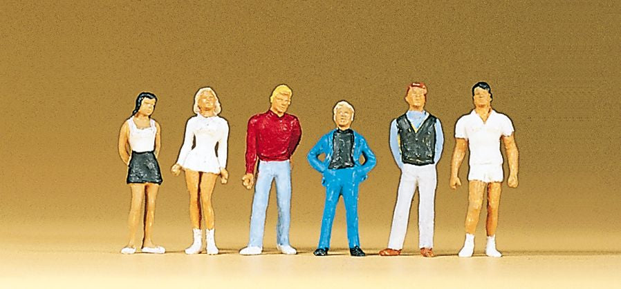Preiser 10110 HO Standing Boys & Girls Figures (Set of 6)