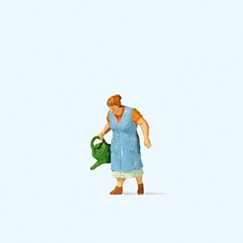 Preiser 28207 HO Old Lady Watering Flowers Figure