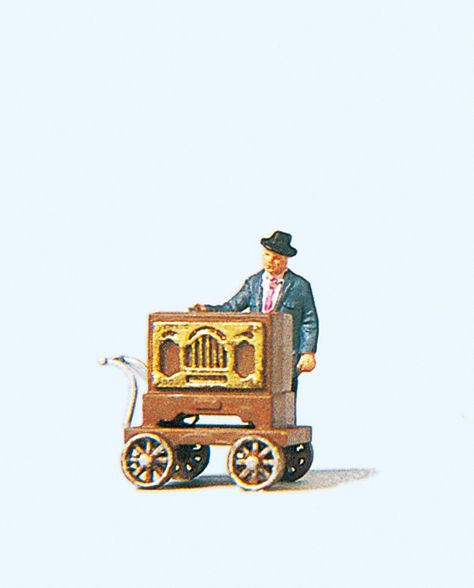 Preiser 29044 HO Barrel Organ Musician Figure