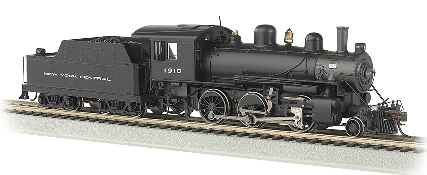 Bachmann 57801 HO New York Central ALCO 2-6-0 Steam Locomotive #1910