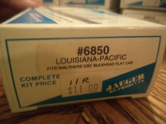 Jaeger Products 6850 HO Louisiana Pacific Walthers GSC Flat Car Lumber Load Kit